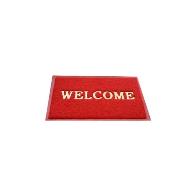 Generic Plastic Door Mat Plastic Mats - Red