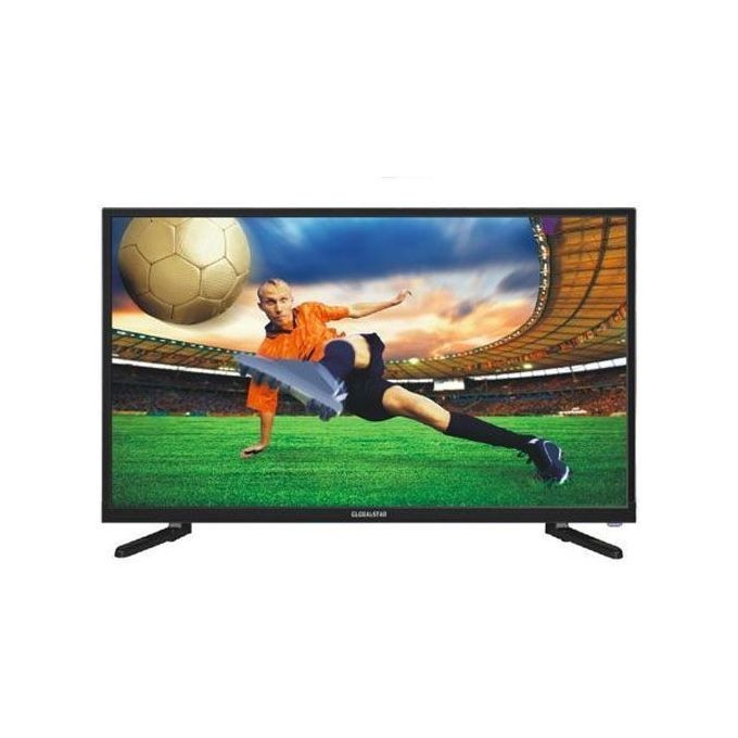 Global Star 32" Flat Screen TV Full HD Analog-HDMI USB VGA Ports-Black
