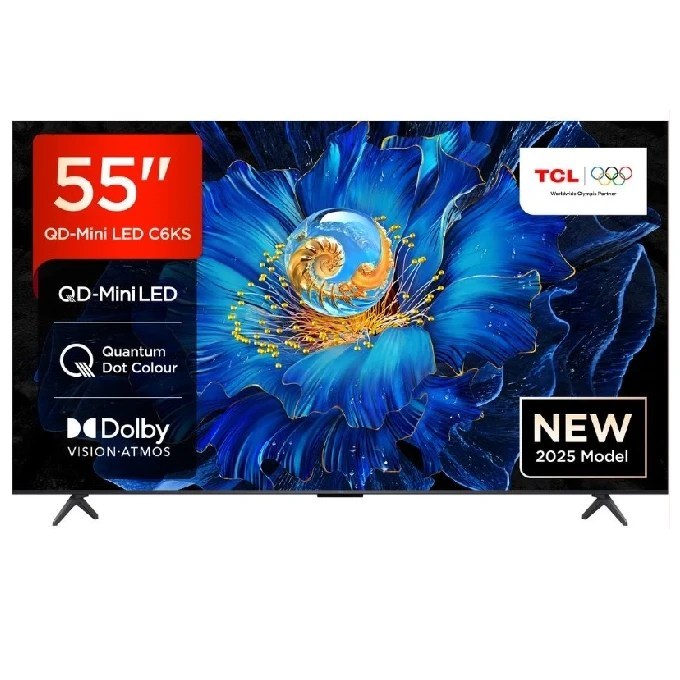TCL 55 inch QD-MiniLED QLED UHD 4K Smart Google TV | 55C6KS