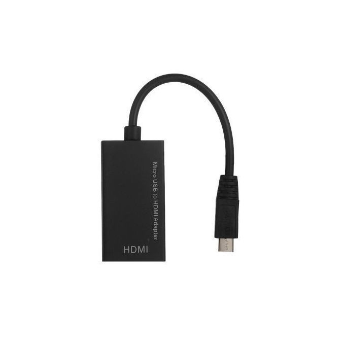 Universal Micro USB To HDMI 1080P HDTV MHL Adapter USB To HDMI Adapter - Black