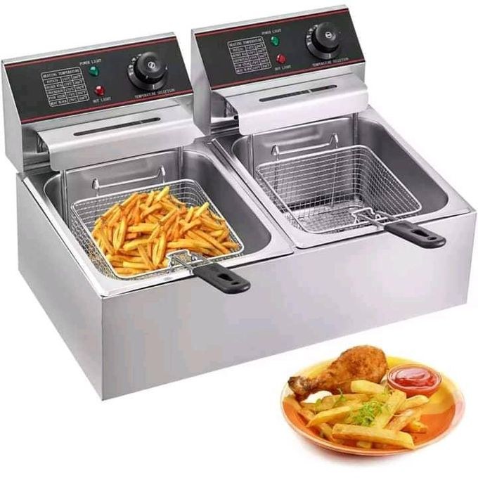 Globalstar 12L  Commercial Double Deep Fryer | GS-82A