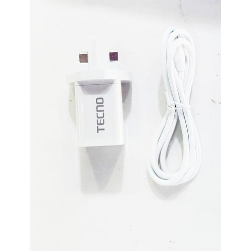 Adapter Tecno Fast Charger Tecno Charger - White