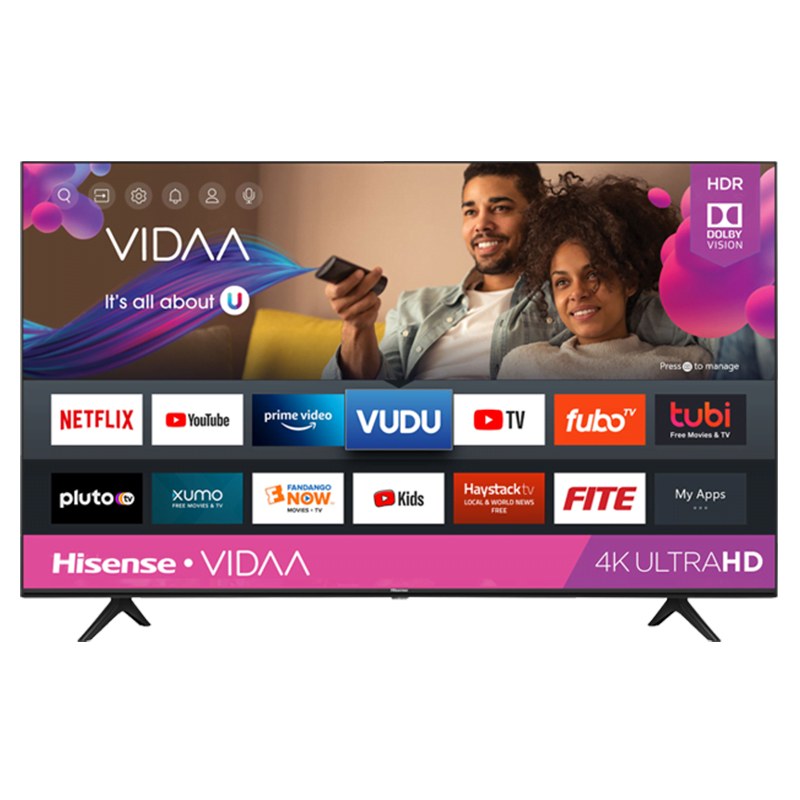 Hisense 43 inch 4K Ultra HD VIDAA Smart TV