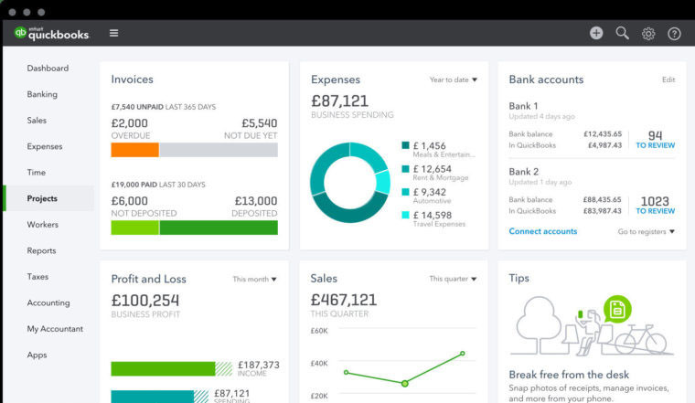 QuickBooks Premier Accountant 2021 UK Edition - One Time Payment