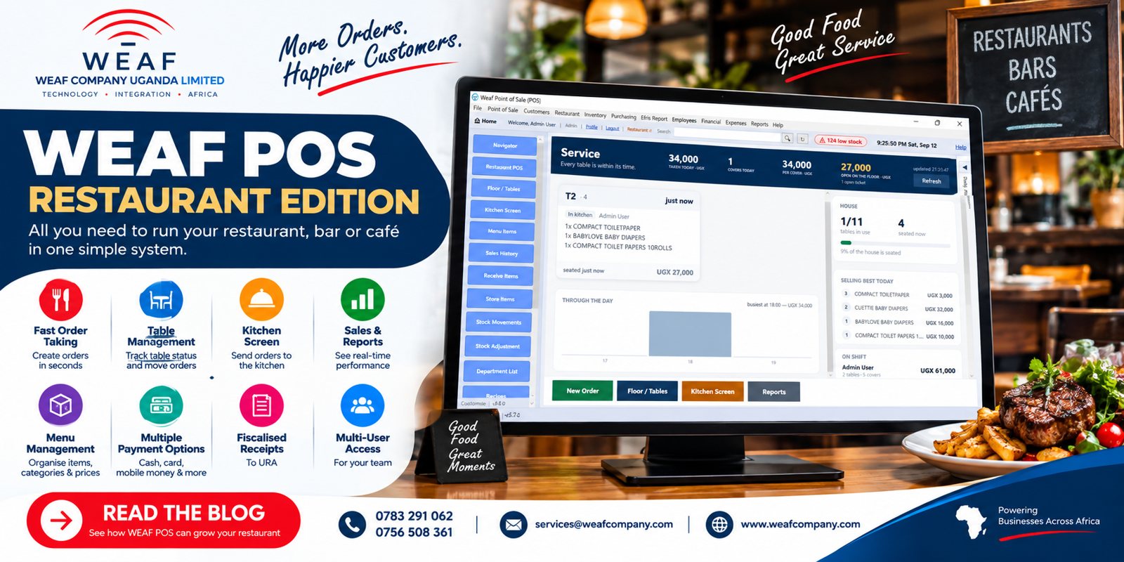 WEAF POS Restaurant Edition