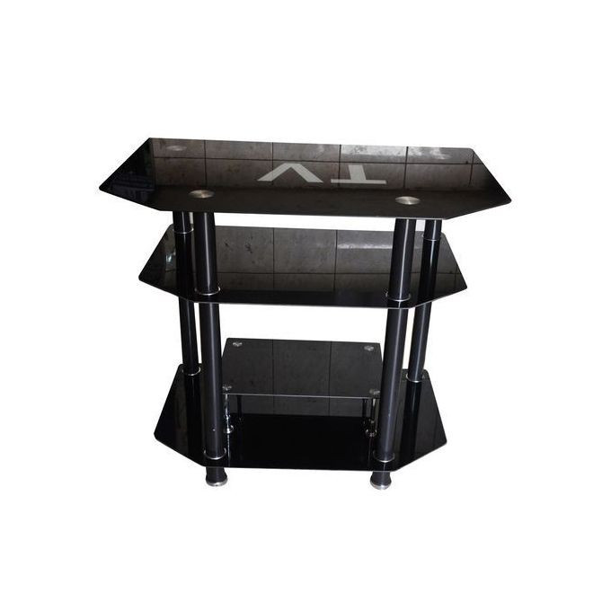 Glass TV Stand 11 - Black