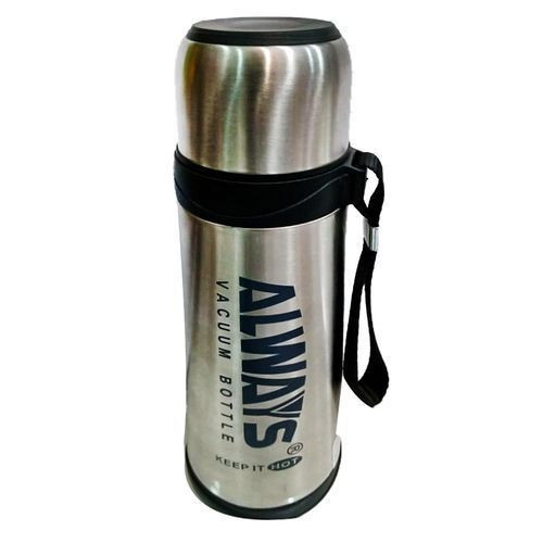 Always Flask Thermos Cup Portable Vacuum Bottle (0.5ltr) - Silver