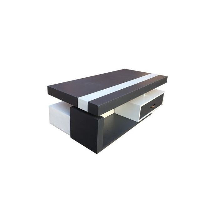 Generic Modern Centre Table For Living Room - White,Brown Grey