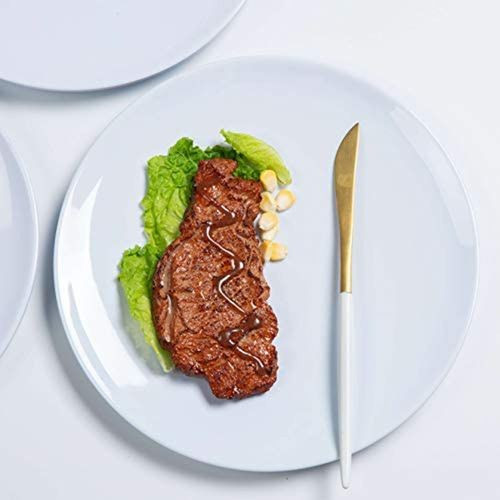 Generic Melamine Dinner Plates 6pc - White