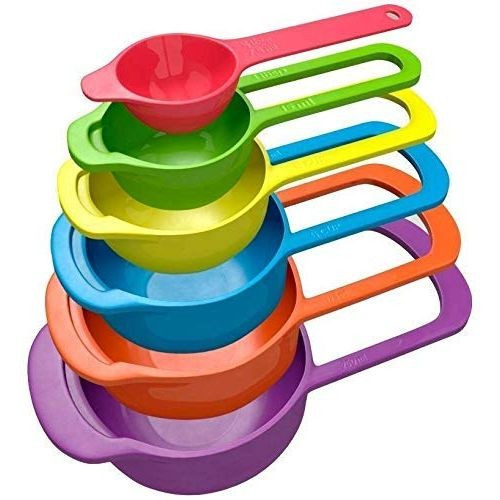 Other 6pcs Kitchen Measuring Spoons - Multicolour
