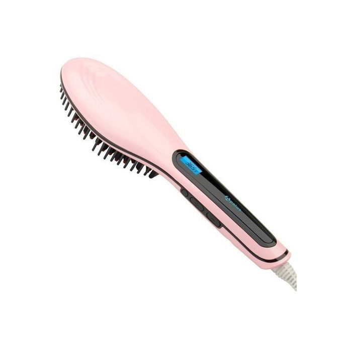 Other Unisex Hair Straightener Comb - Pink