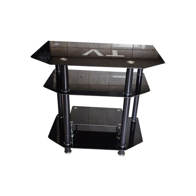 Glass TV Stand 11 - Black