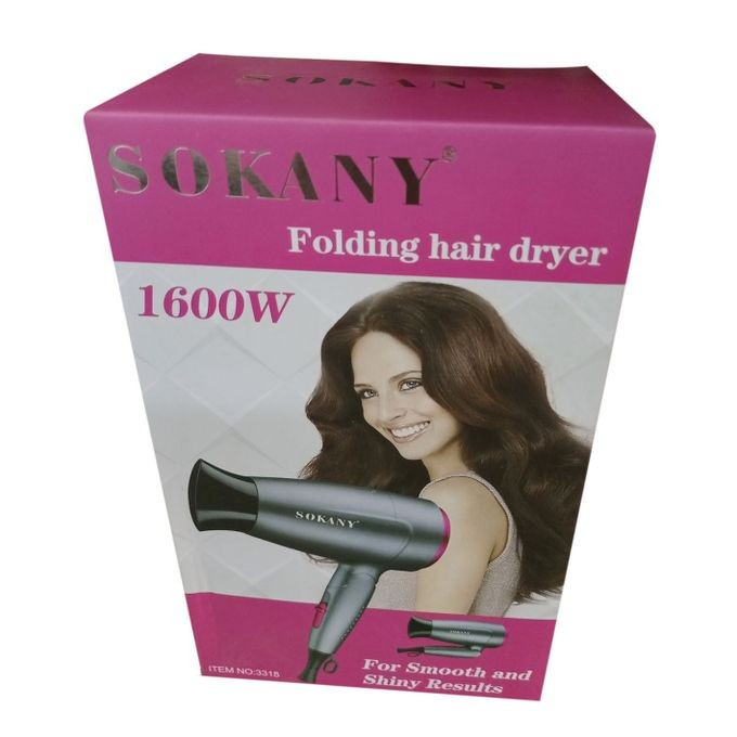 Sokany Hand Hair Dryer - Black