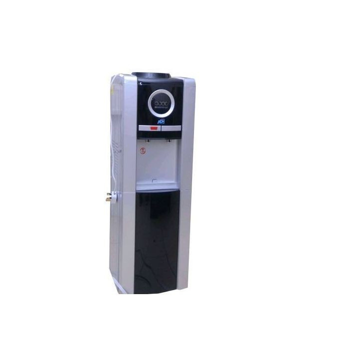 ADH Hot & Cold Water Dispenser With Storage Space - Silver Black