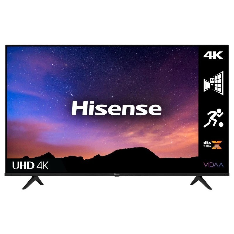 Hisense 43-inch Class A6 Series 4K UHD Smart TV Built-in Wi-Fi HDR Dolby Atmos | 43A6KS