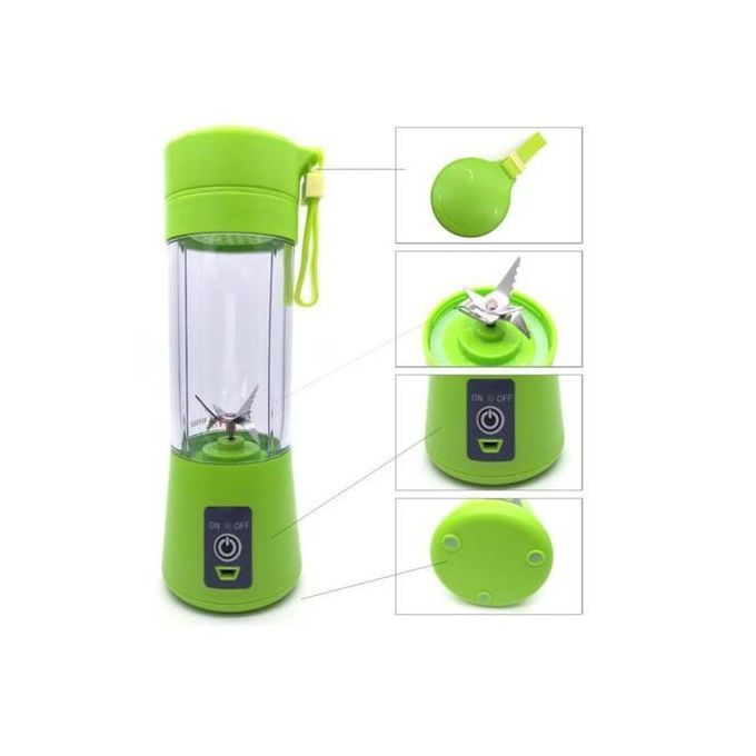 Mini Blender Portable Blender Rechargeable Blender  Electric Blender- Green