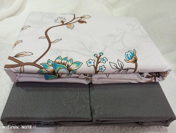 Generic 6*6 Duvet 4 Piece Set 1Bedsheet&2 Pillow Cases Duvet Covers  - Multicolor