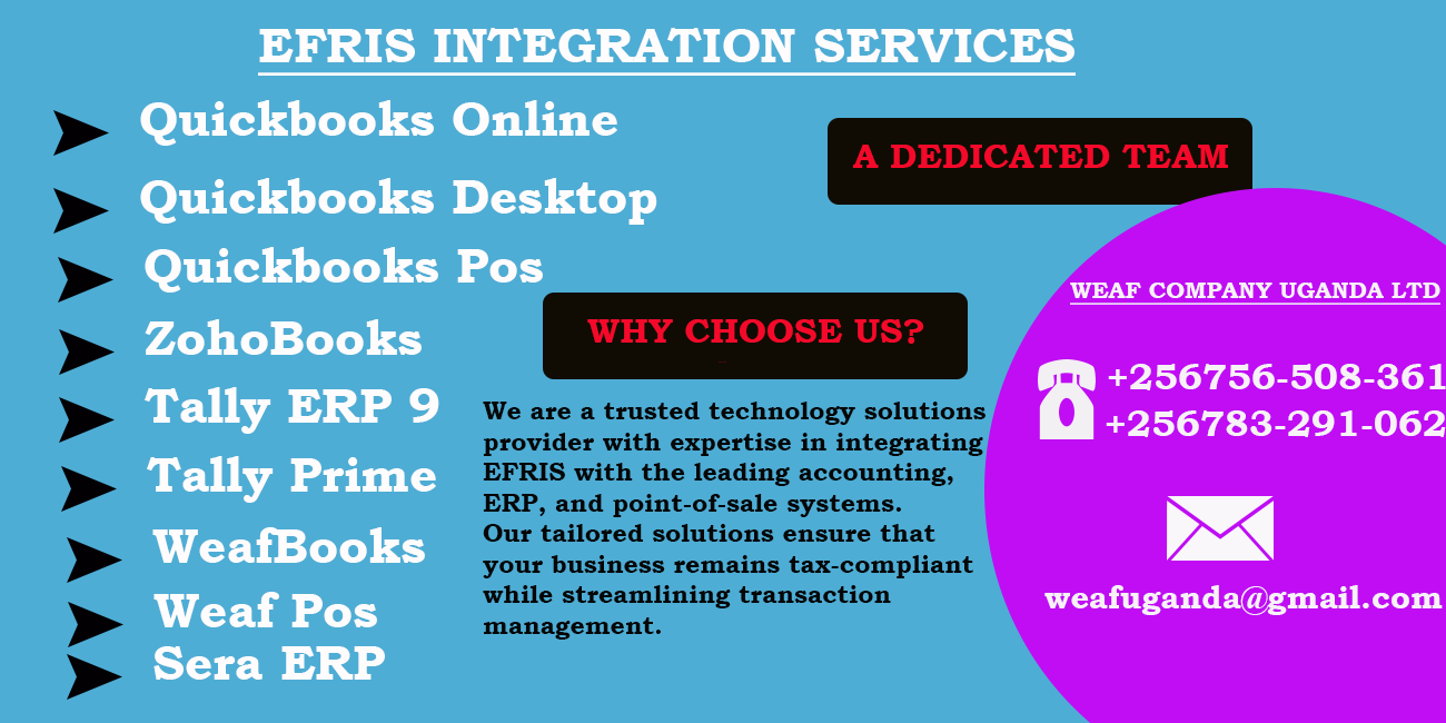 Unlock Seamless EFRIS Integration for Your Business with WEAF COMPANY UGANDA LTD