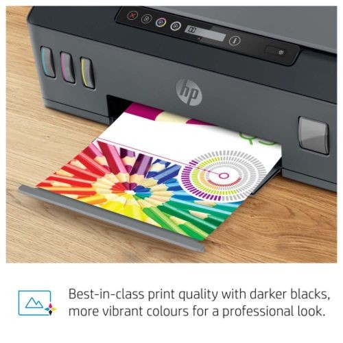 Hp Smart Tank 515 All-in-One Wireless Printer Ink Tank Colour Printer, High Capacity Tank (6000 Black and 8000 Colour) with Automatic Ink Sensor Hp Printer -Black