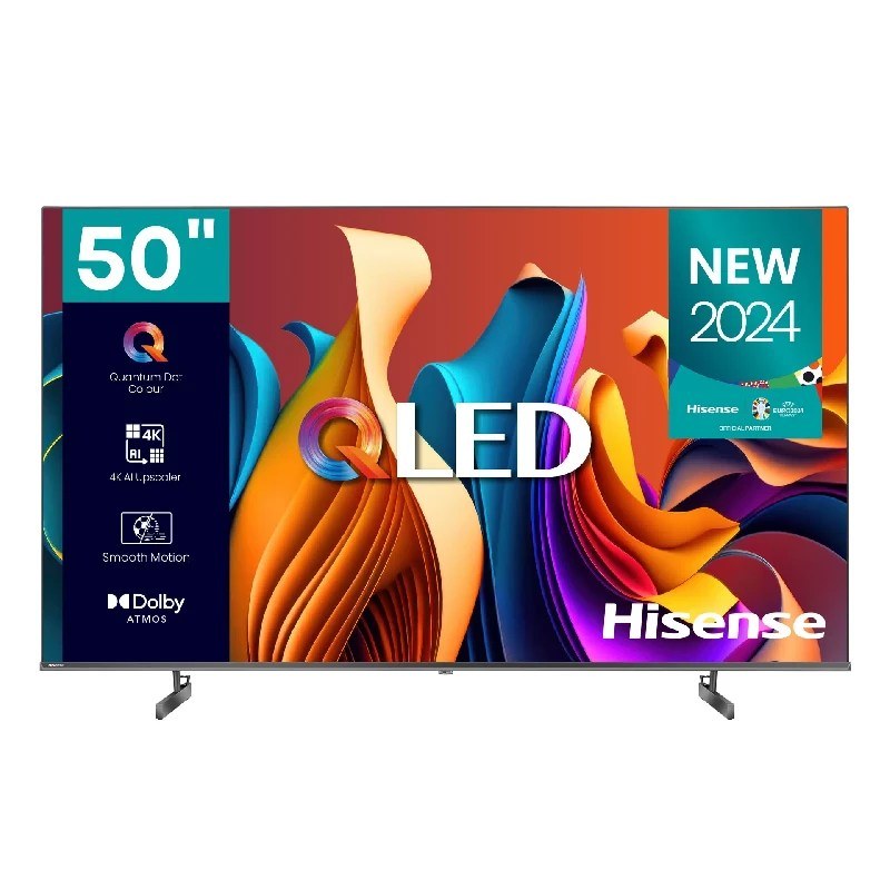 Hisense 50 Inch QLED, Q6 Series, UHD 4K 50Q6N Smart VIDAA TV (2024)